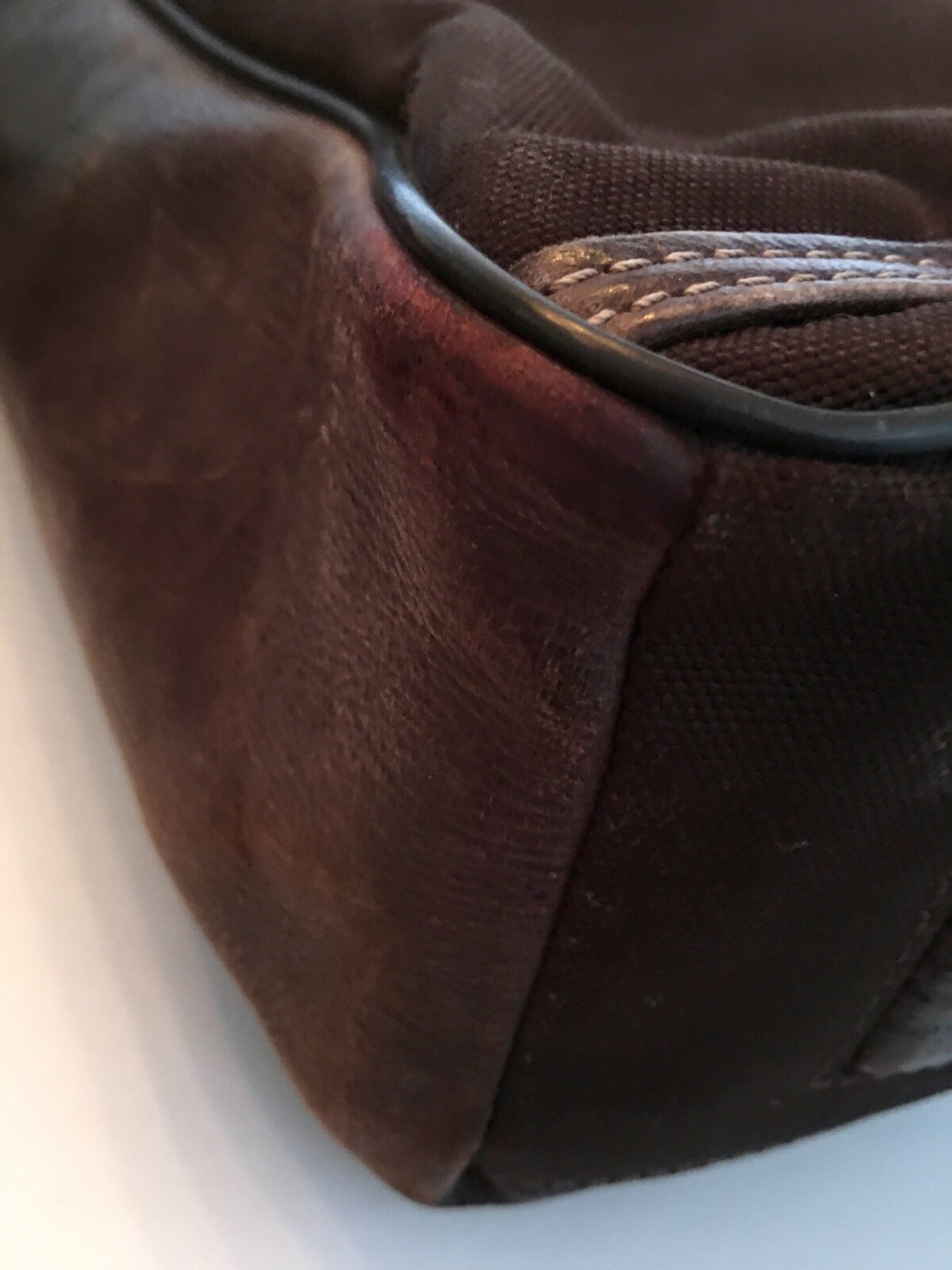 BOCONI Brown Distressed Leather Shoulder, Carry On, Crossbody Laptop Luggage Bag