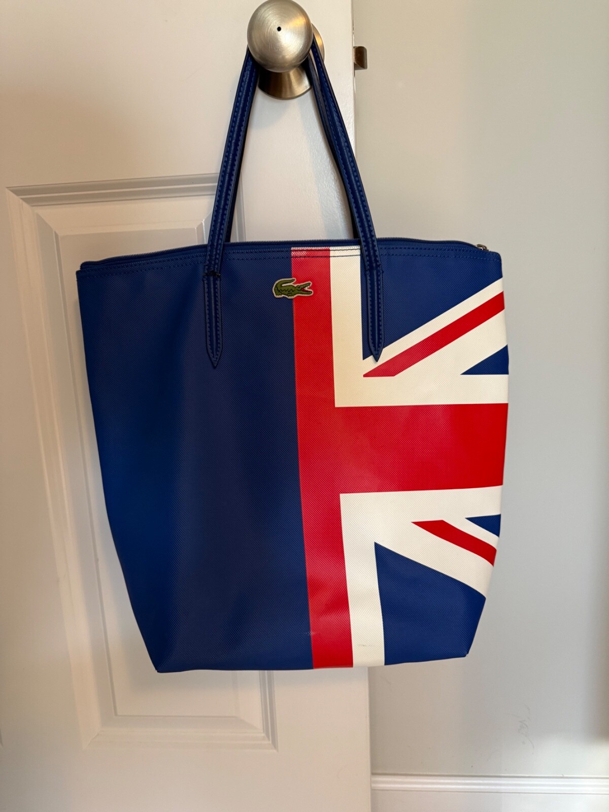 Lacoste Tote British Flag Union Jack
