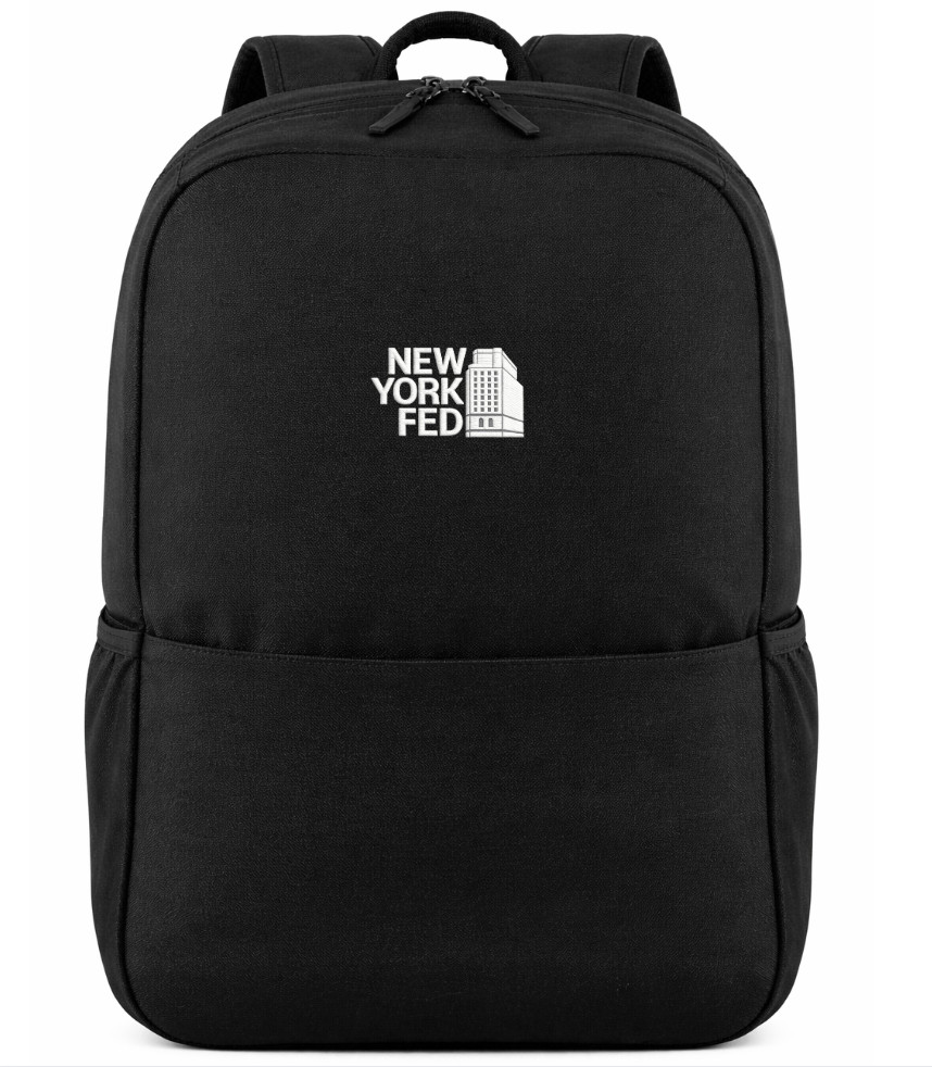 RARE NWT 100% Authentic NY Federal Reserve Central Banker Backpack Gift Black