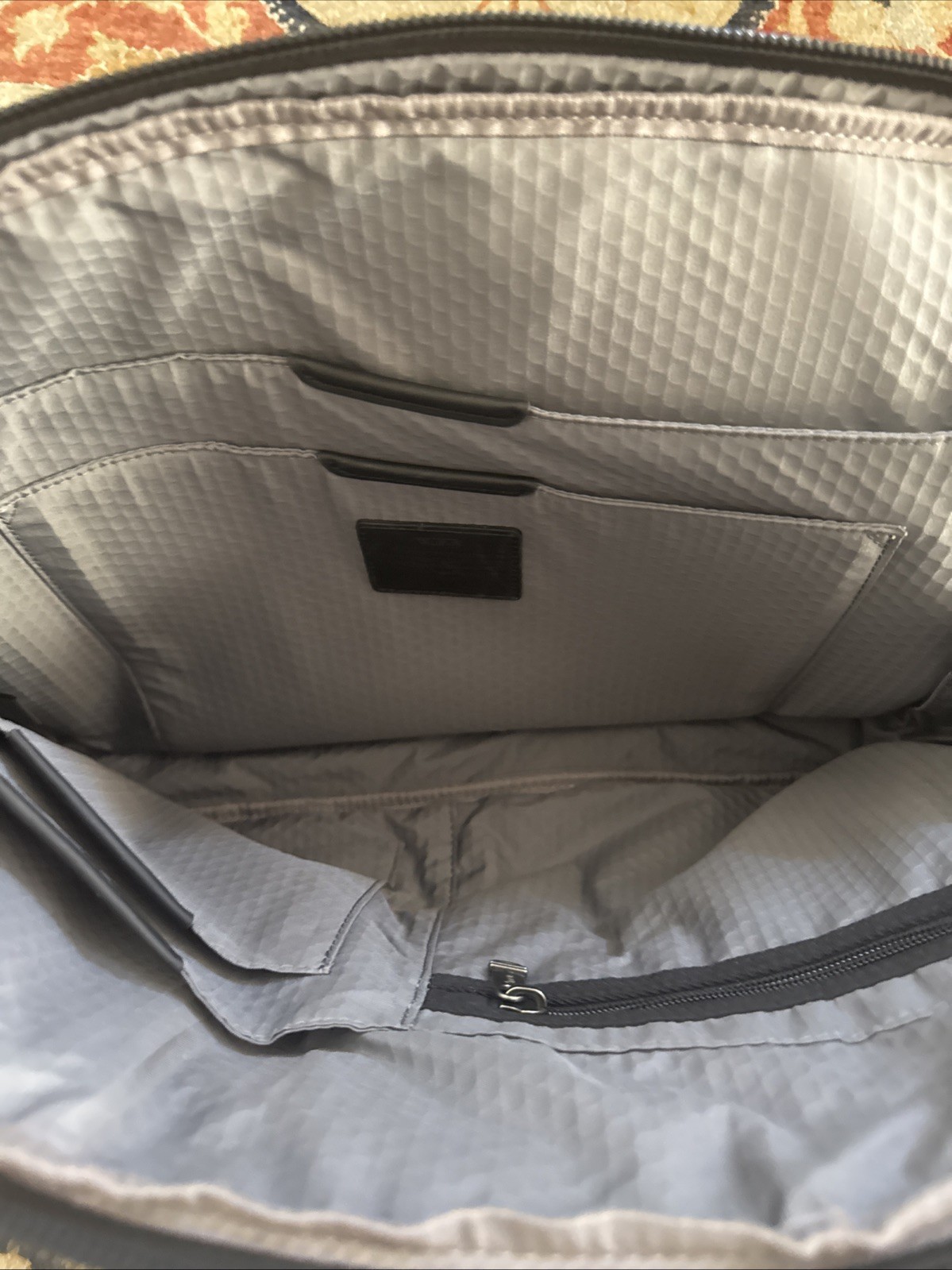 Tumi Alpha Bravo Academy Nylon Briefcase Navy Blue Messenger Brief Bag $550