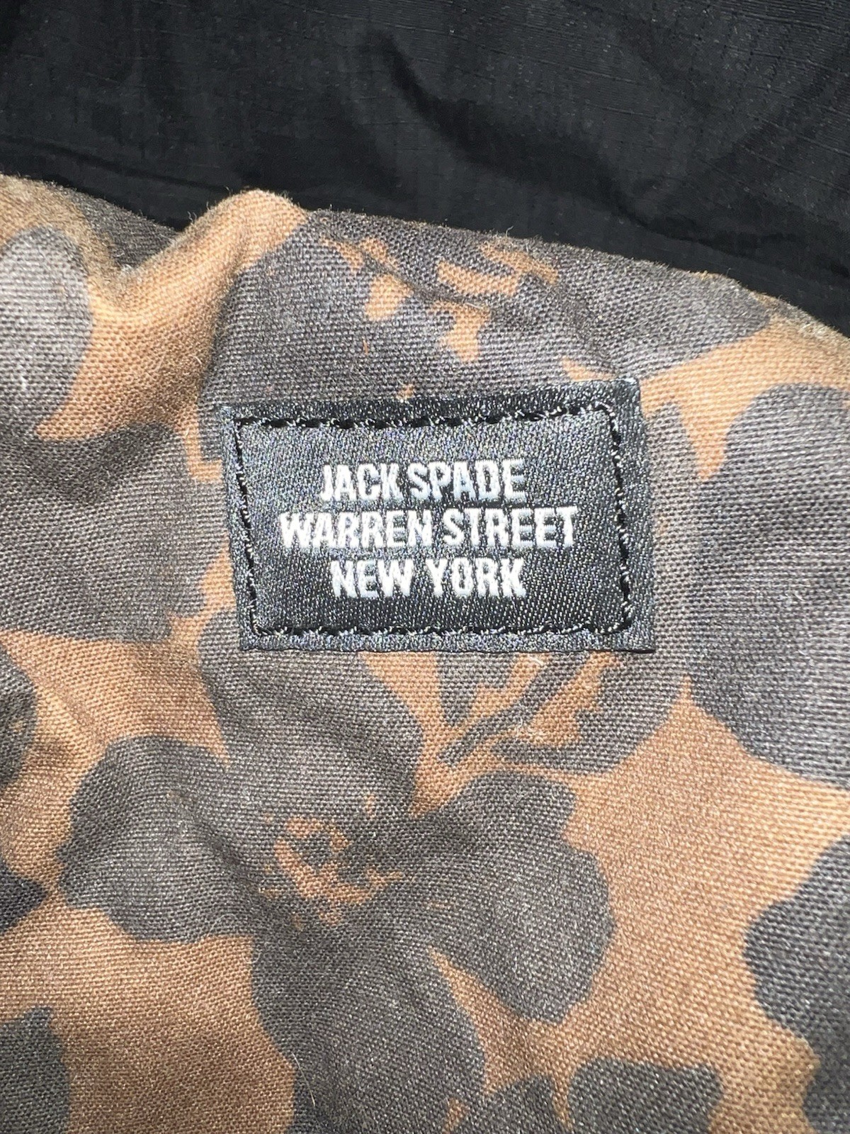 Halley Stevensons X Jack Spade Floral Print Waxwear Canvas Duffle Bag
