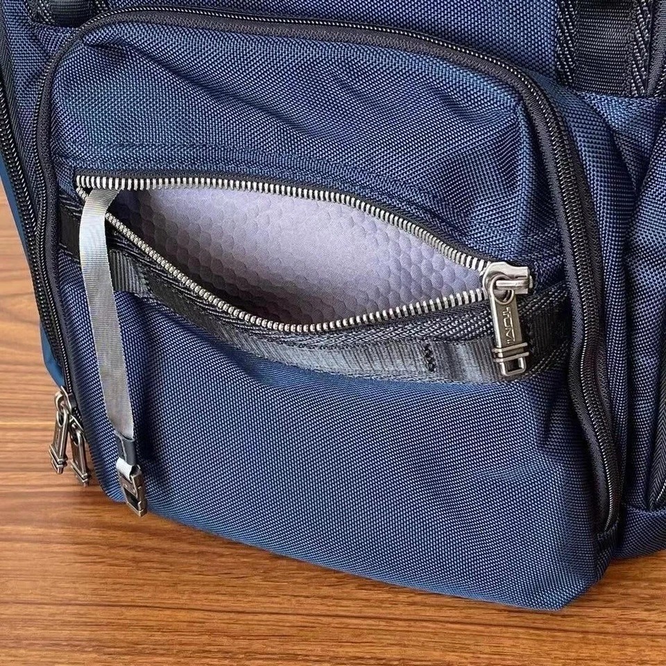 🎒 NEW TUMI Alpha Bravo Search Backpack Navy 232789 Ballistic Nylon Laptop