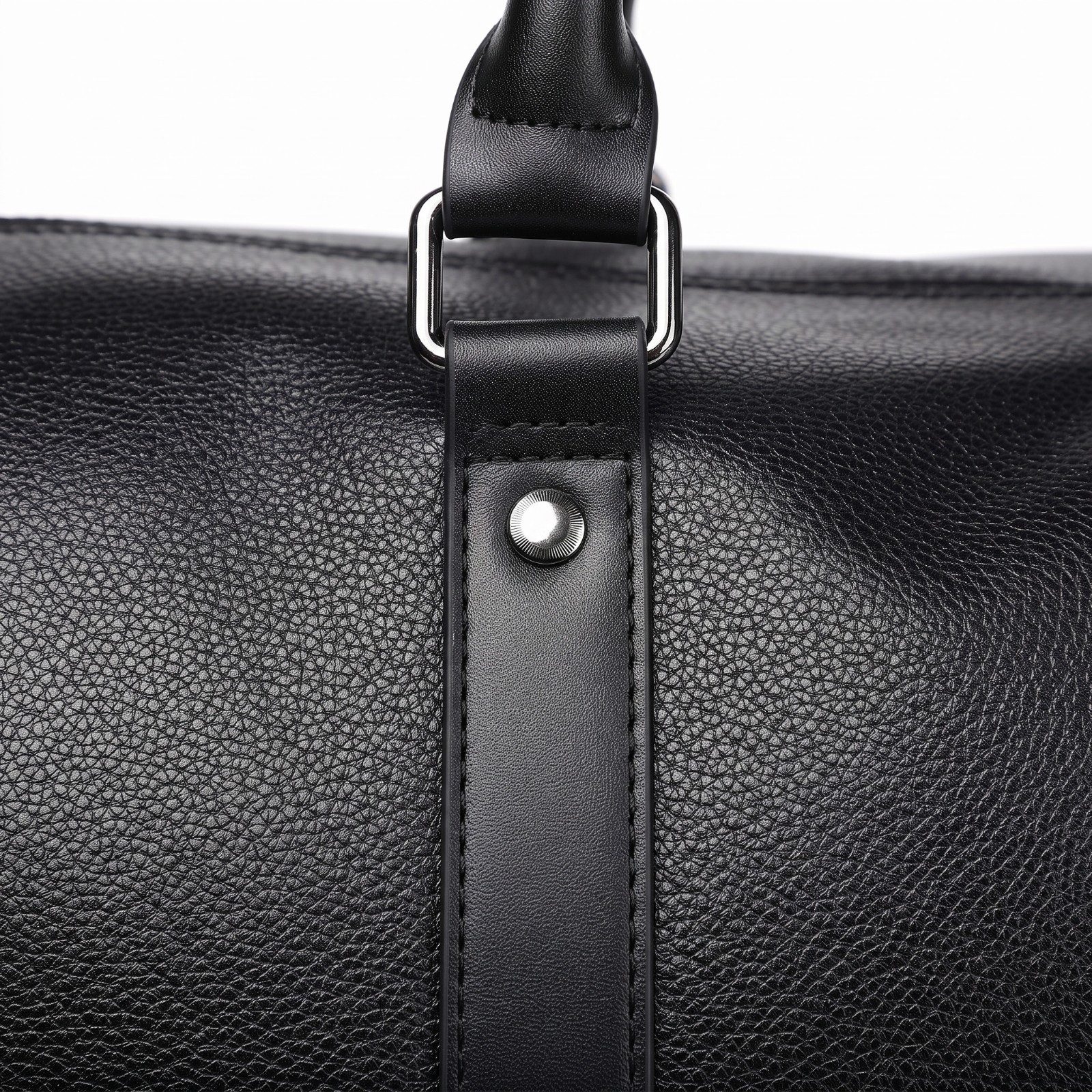 New Men Leather Duffel Travel Bag Carry On Gym Waterproof Leather Handbag