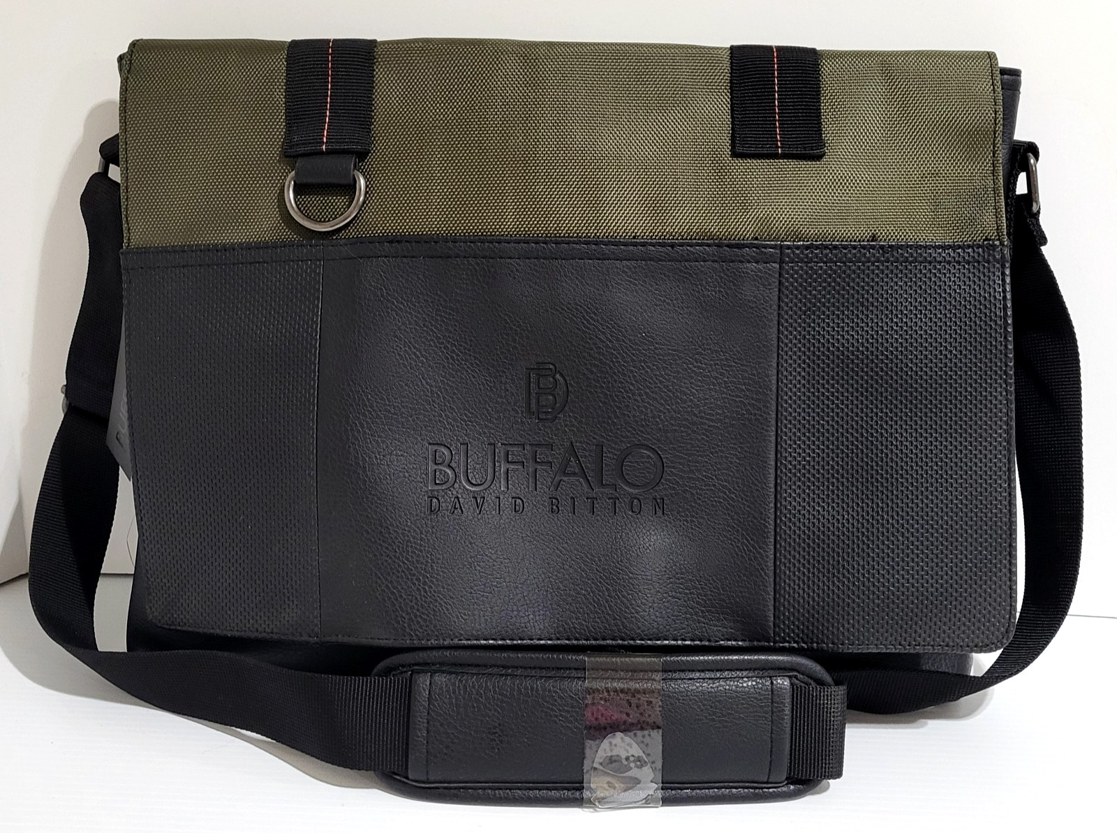 Buffalo by David Bitton Unisex Bag Messenger Crossbody Laptop Holder Two Tone