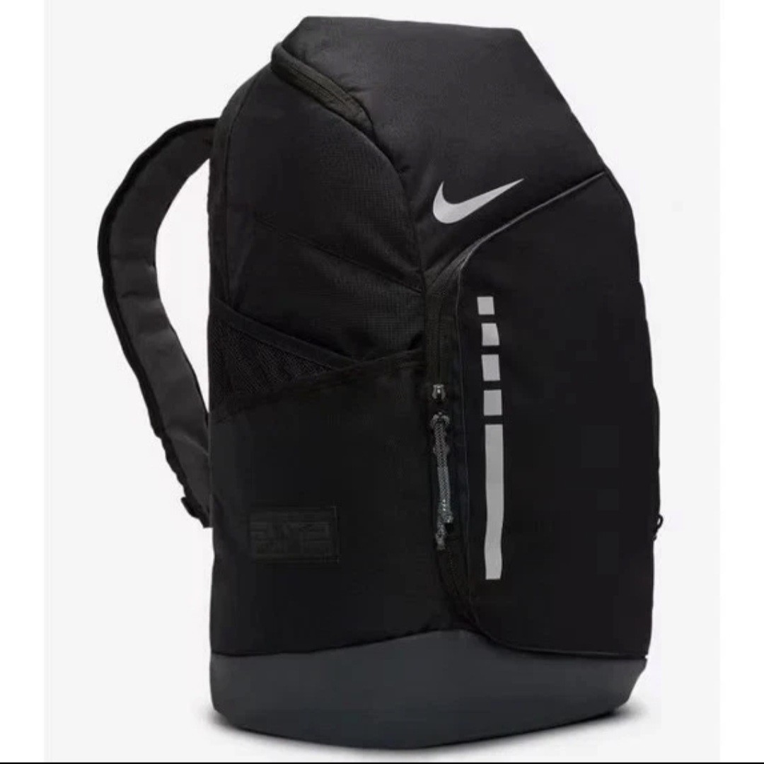 Nike Black Backpack Reflective Stripe Inner/Outer Pockets Zip Buckle Large
