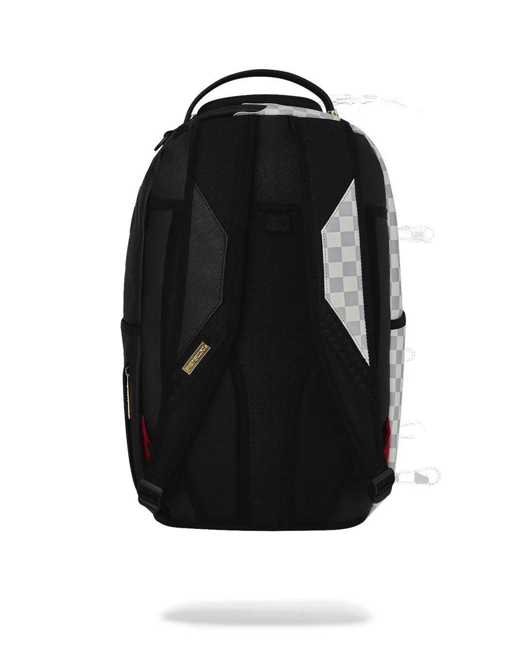 SPRAYGROUND LIMITED EDITION BACKPACK CREAM CHECK UNFINISHED BLACK SHARK NEW TAGS