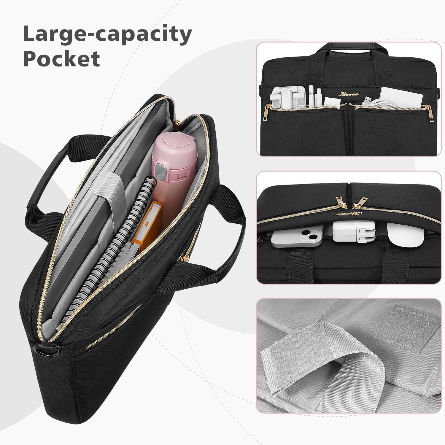 Laptop Case Bag 17 Inch Computer Sleeve For LG Gram 17/17.3″ MSI 17/Dell G7 17