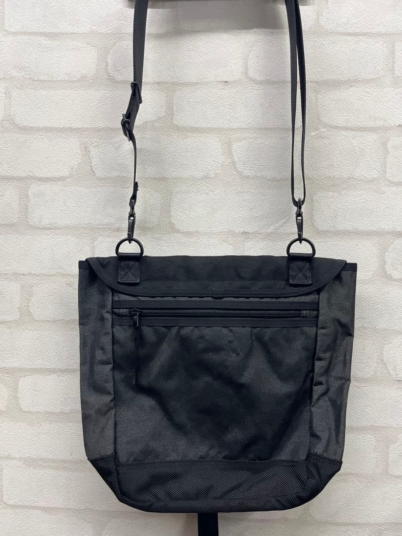 Authentic PORTER Yoshida Kaban Shoulder Bag 28cm x 34cm Black, Adjustable Strap