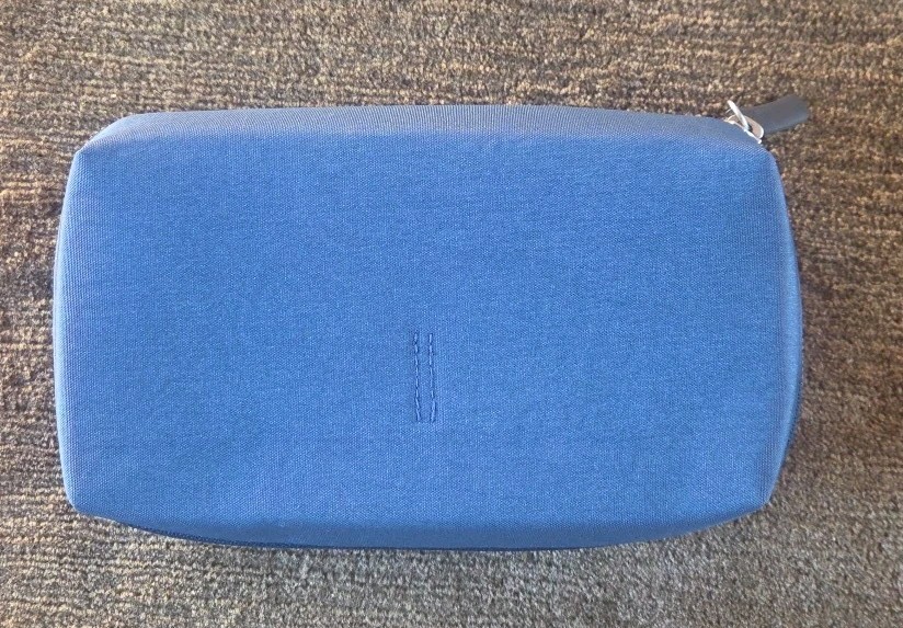 Bellroy Tech Kit Blue Organizer Pouch with Zipper Closure Design