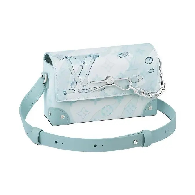 LOUIS VUITTON Steamer Wearable Waist Bag Crossbody Bag Men’s 7.1×2.4×4.5 in
