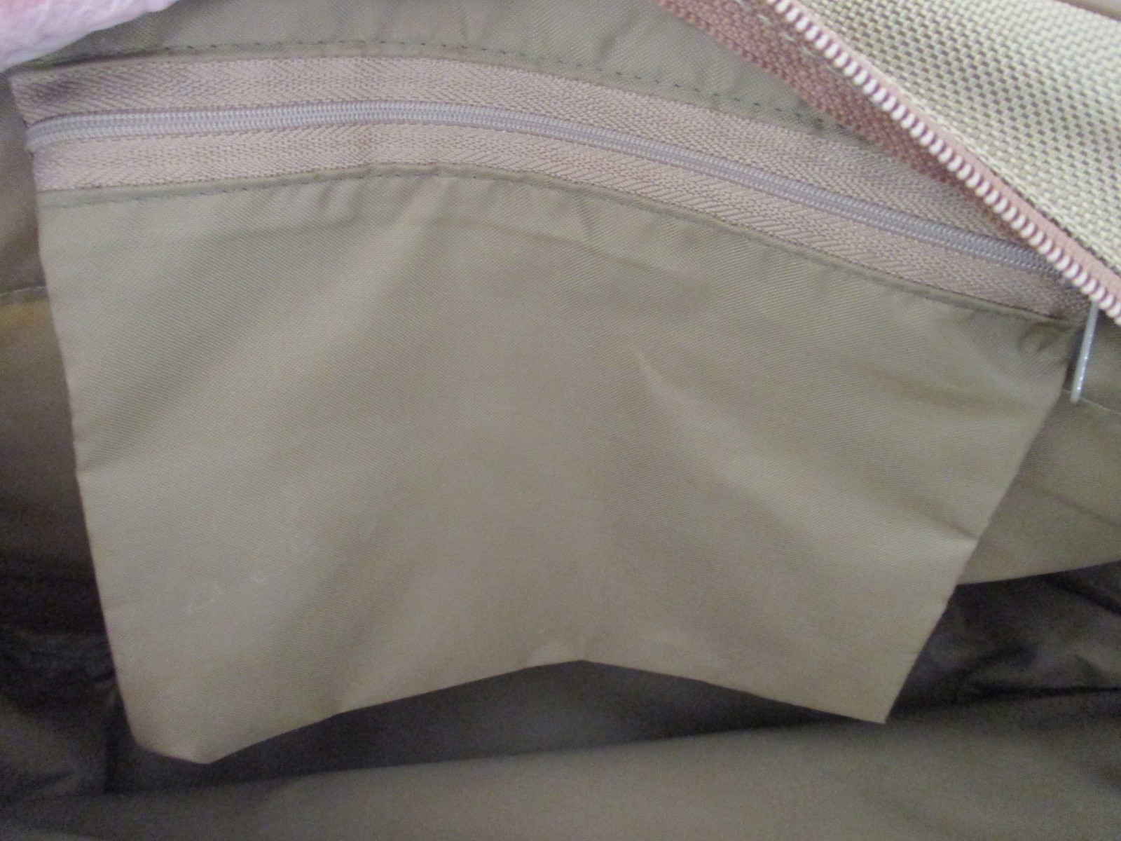 Hartmann Messenger Bag Green Nylon Canvas & Tan Leather Double Handles