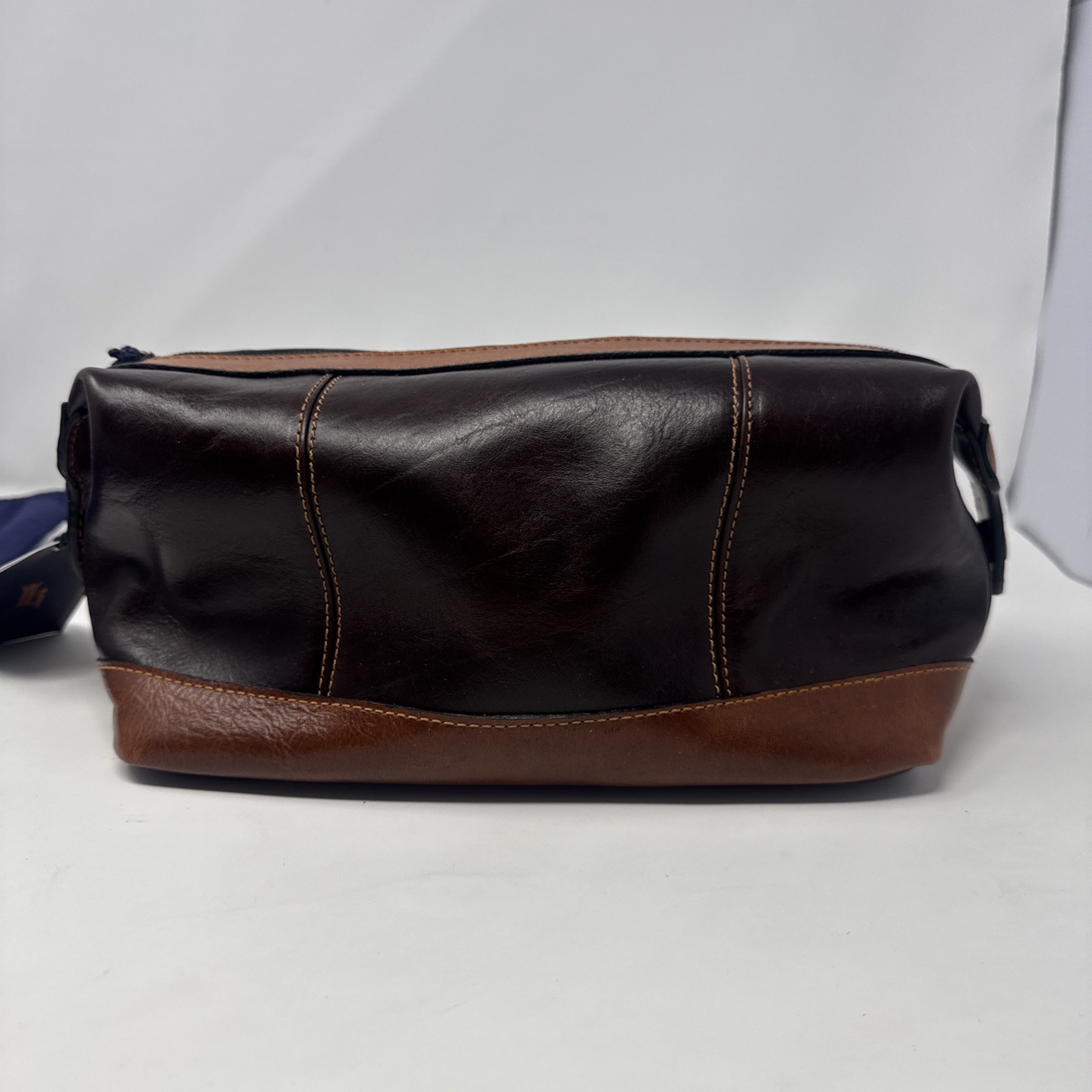 Links & Kings Sundance Travel Kit NWT Brown Premium Leather Some Minor Wear Read