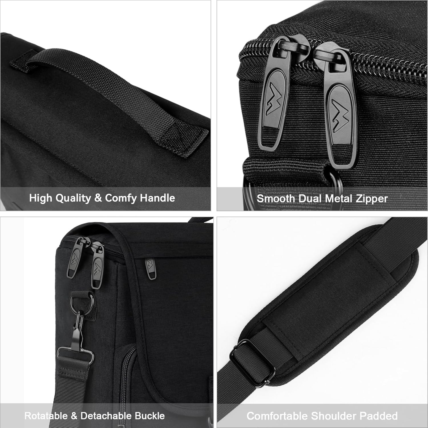 Messenger Bag for Men, Briefcases Lightweight Men’S Laptop Bag 15.6 Inch Water R