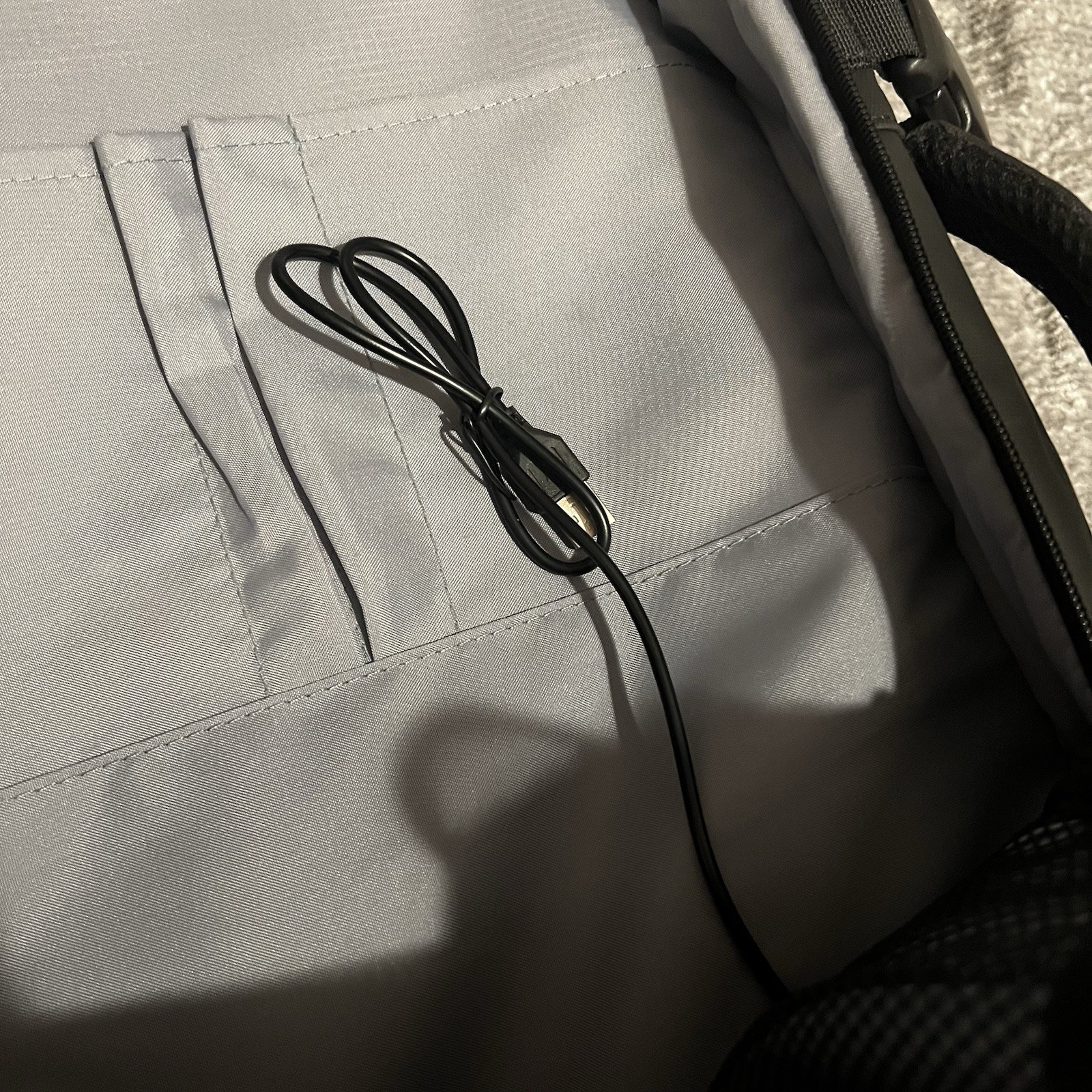 BANGE Expandable Travel Backpack 35L USB Laptop Carry On Black Waterproof Bag