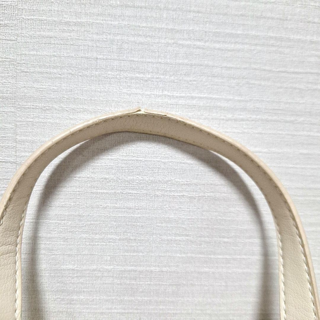 ZARA White Beige Stylish Bag