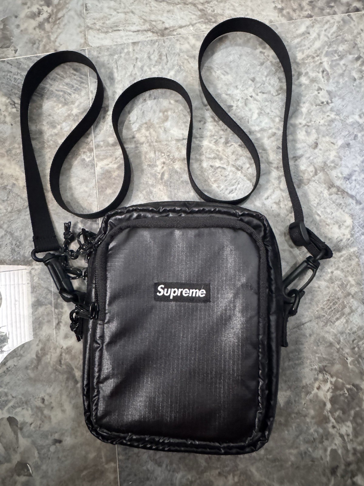 Supreme Shoulder Bag Black FW17