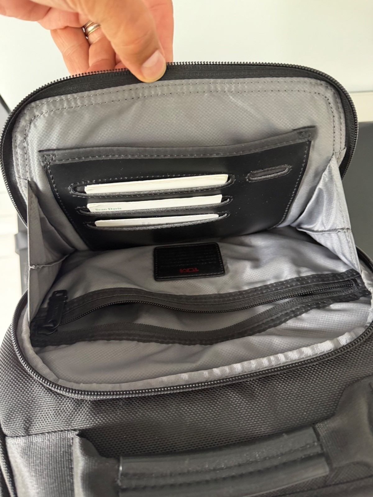 Tumi Alpha 3 Brief Pack Backpack Black Shoulder Bag Business Travel Nylon Outlet