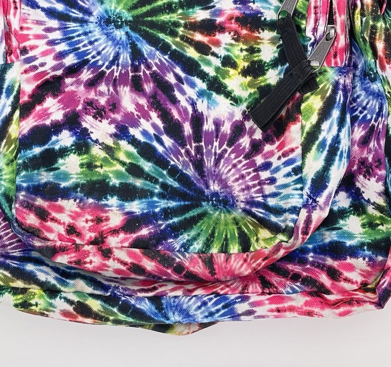JanSport Rainbow TieDye School Backpack Journeys 15” Laptop Colorful Hippie Rock