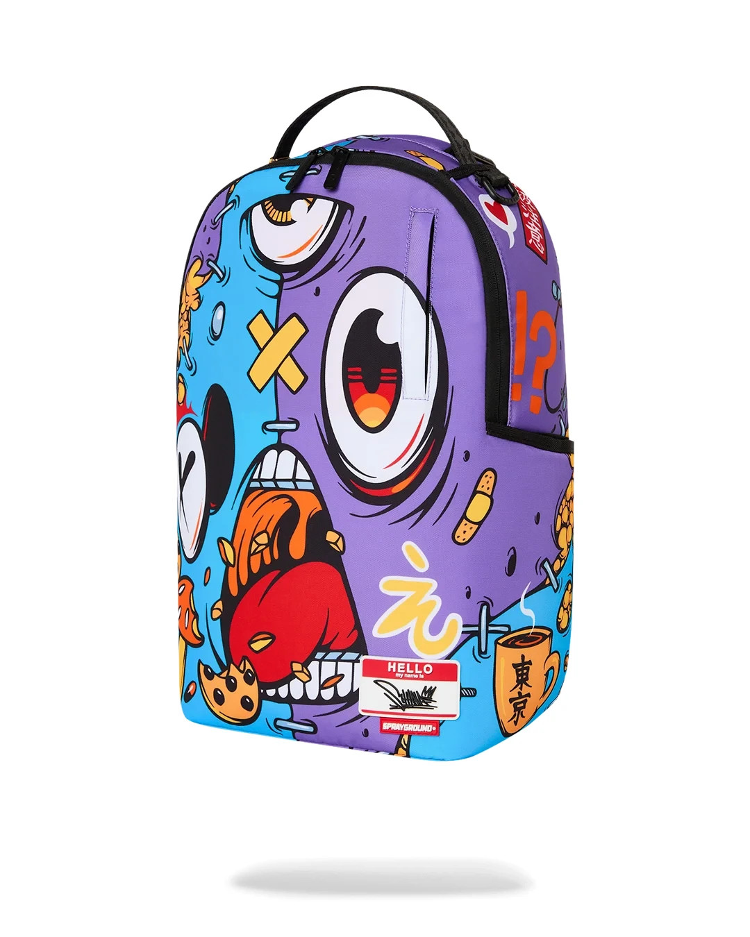Sprayground SH11NA01 BEYOND SHARK Backpack🔥New Black Large Bookbag School Bag