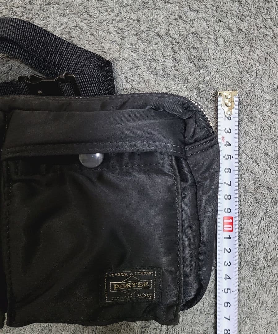 PORTER Yoshida Tanker Waist Bag Black Body Bag Japan Excellent Condition