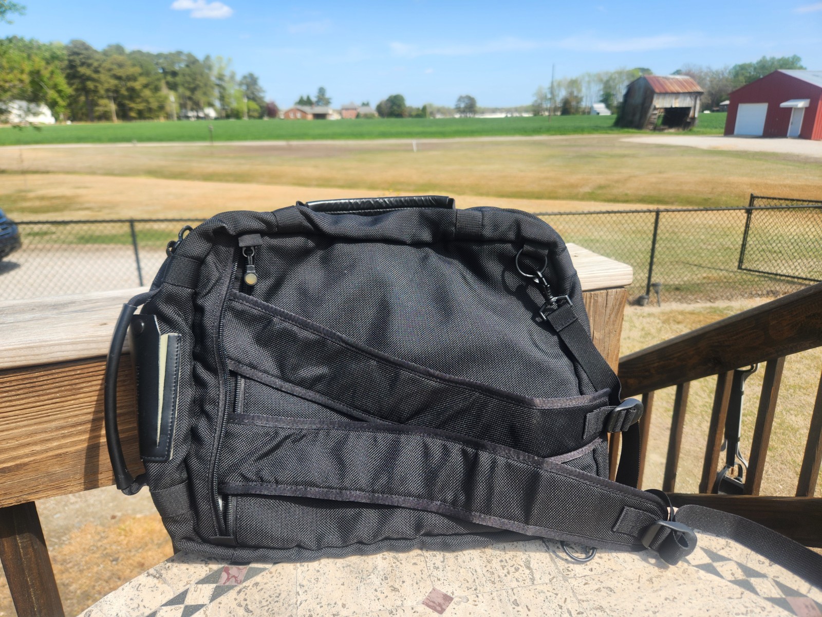 Patagonia black Laptop Backpack briefcase no shoulder strap