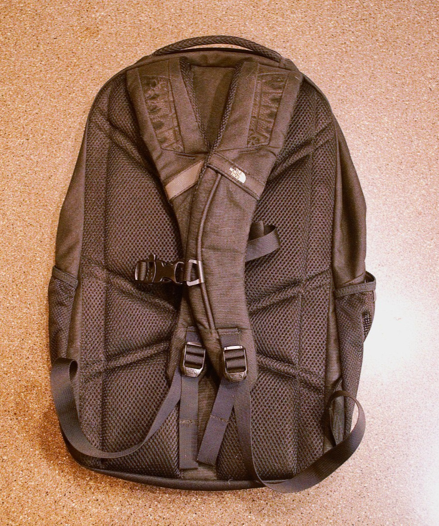 The North Face Connector Backpack Laptop Bag Black Wells Fargo Embroidery School