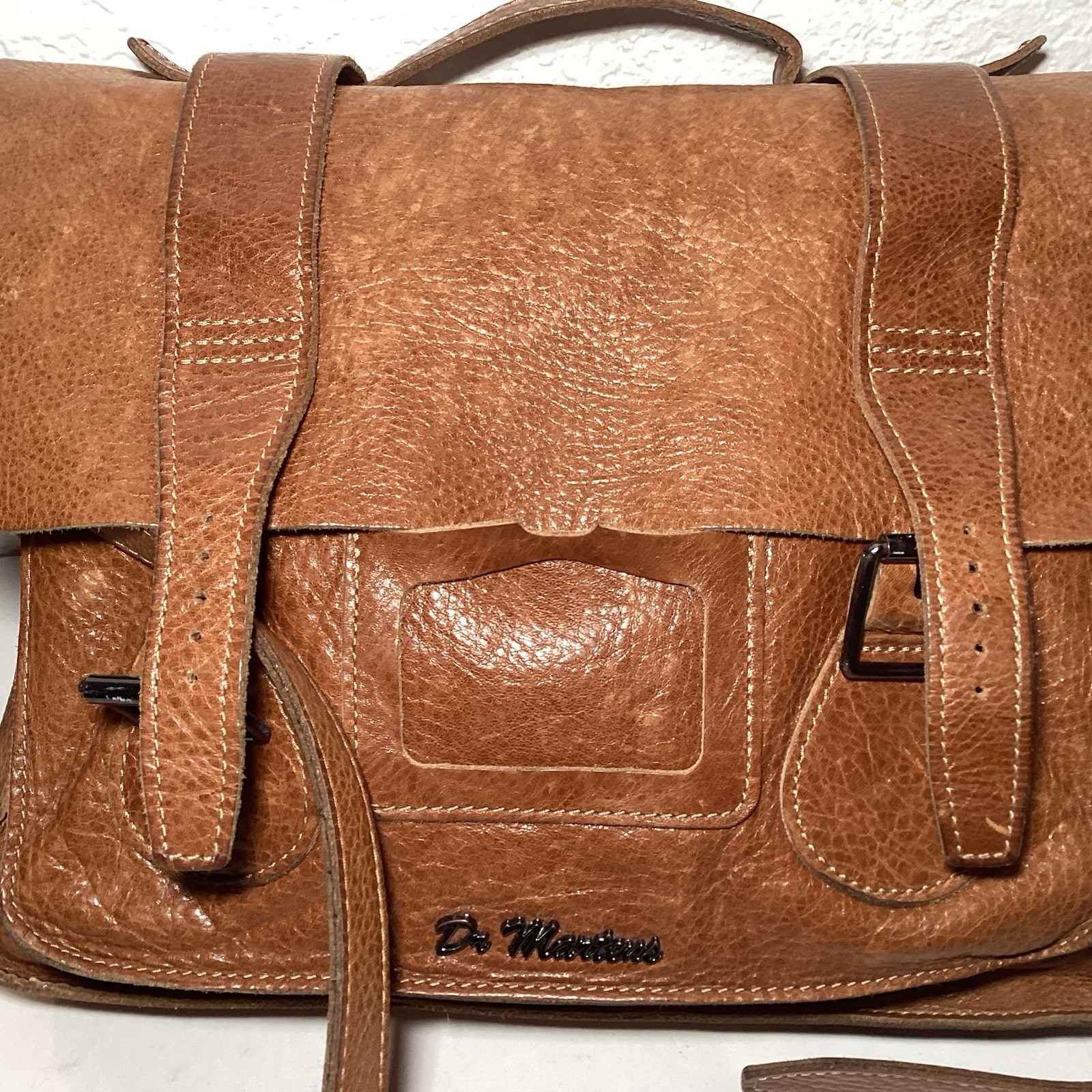 Dr martens Satchel Crossover Leather Bag Vintage Rare VGC