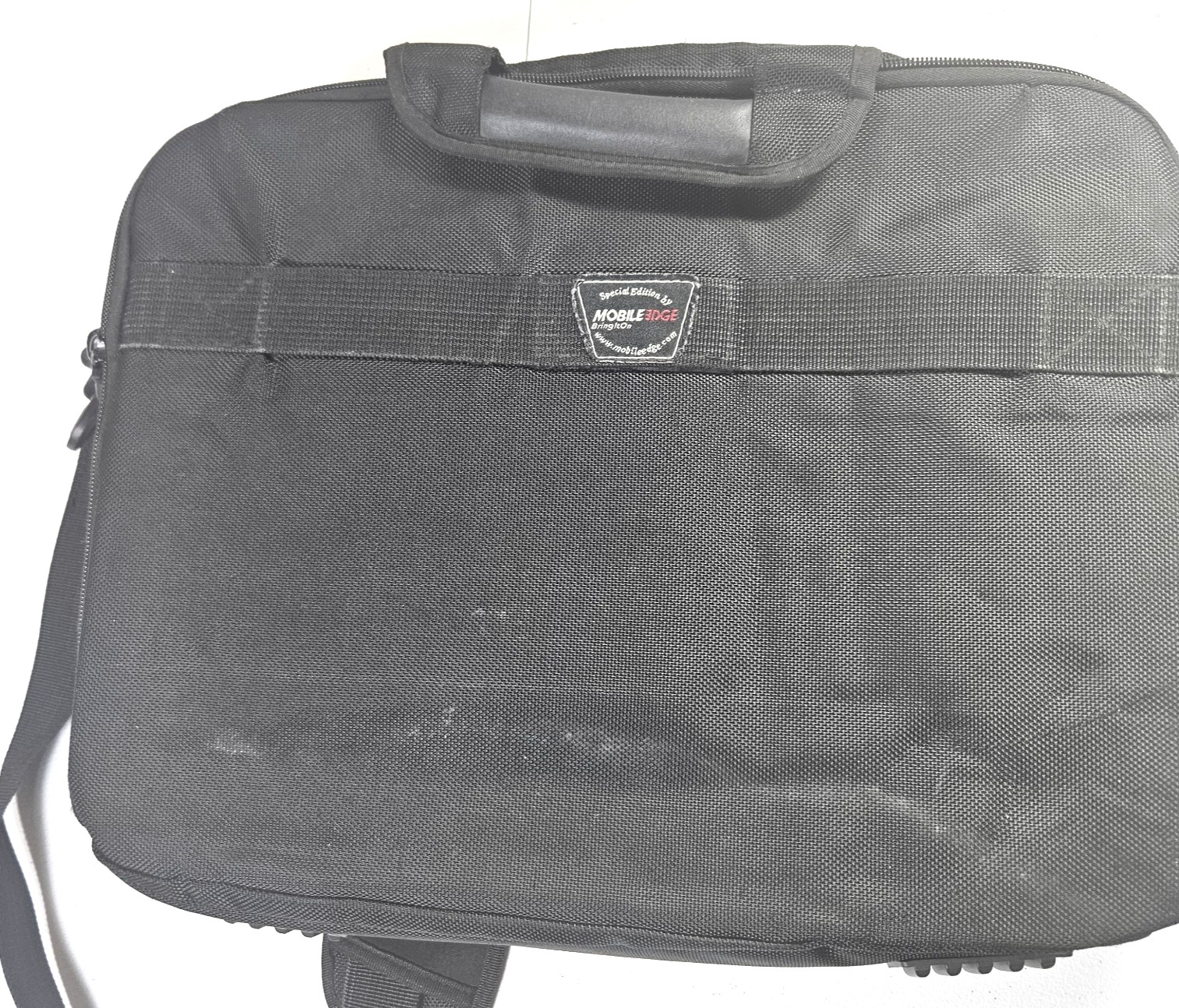 Mobile Edge Bring It On Corporate Black Nylon Business Laptop Briefcase 16″