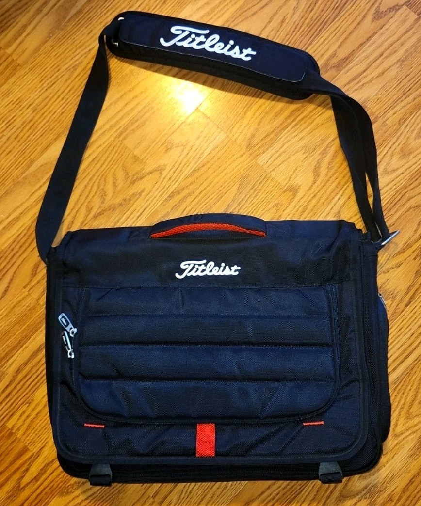 Titleist Golf Briefcase Computer Laptop Messenger Bag (See Description)