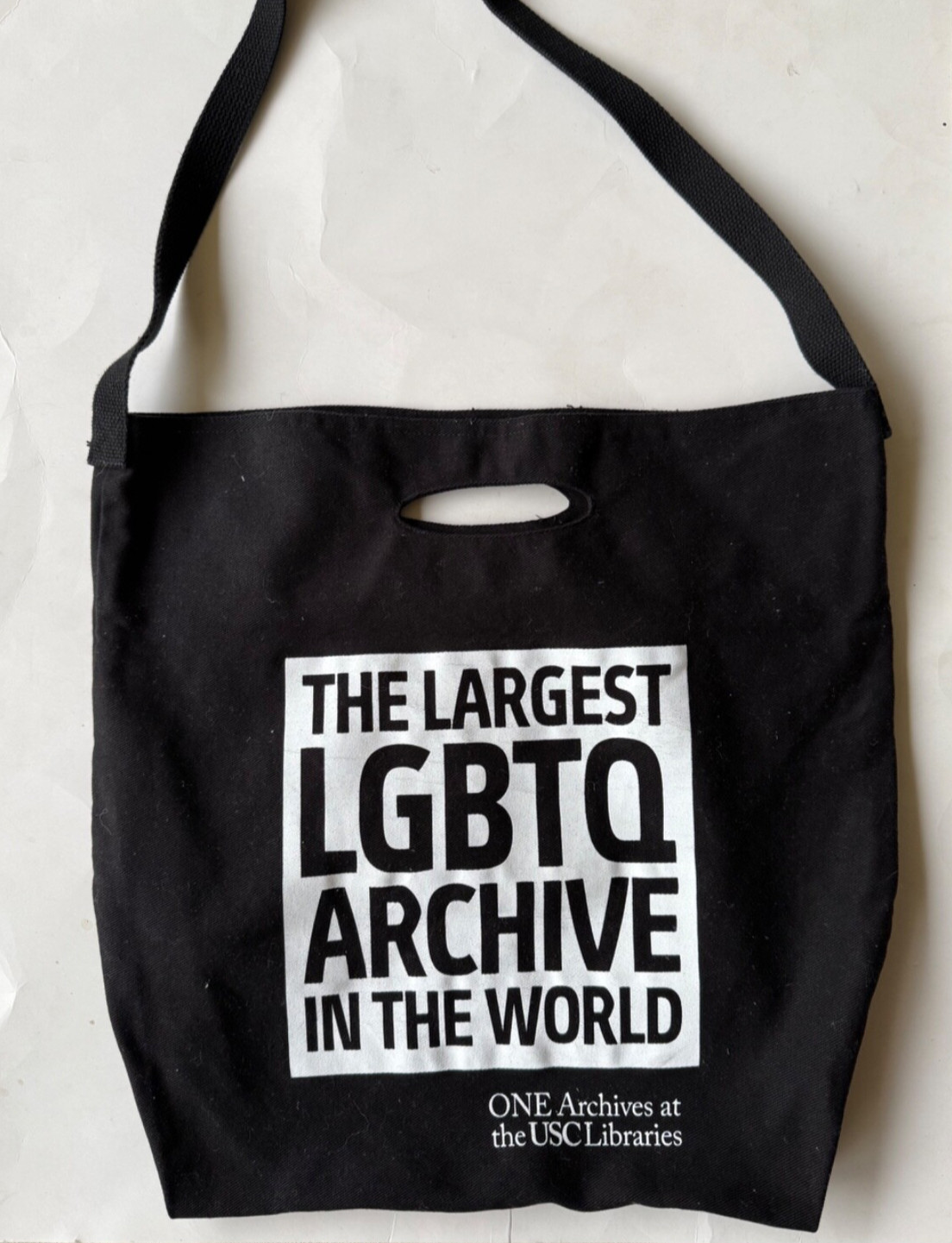 American Apparel ONE Archives at the USC Libraries THE LARGEST LGBTQ Archive Bag