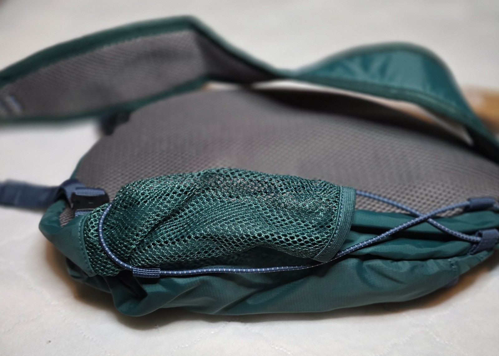 Eddie Bauer Green Nylon Sling Backpack