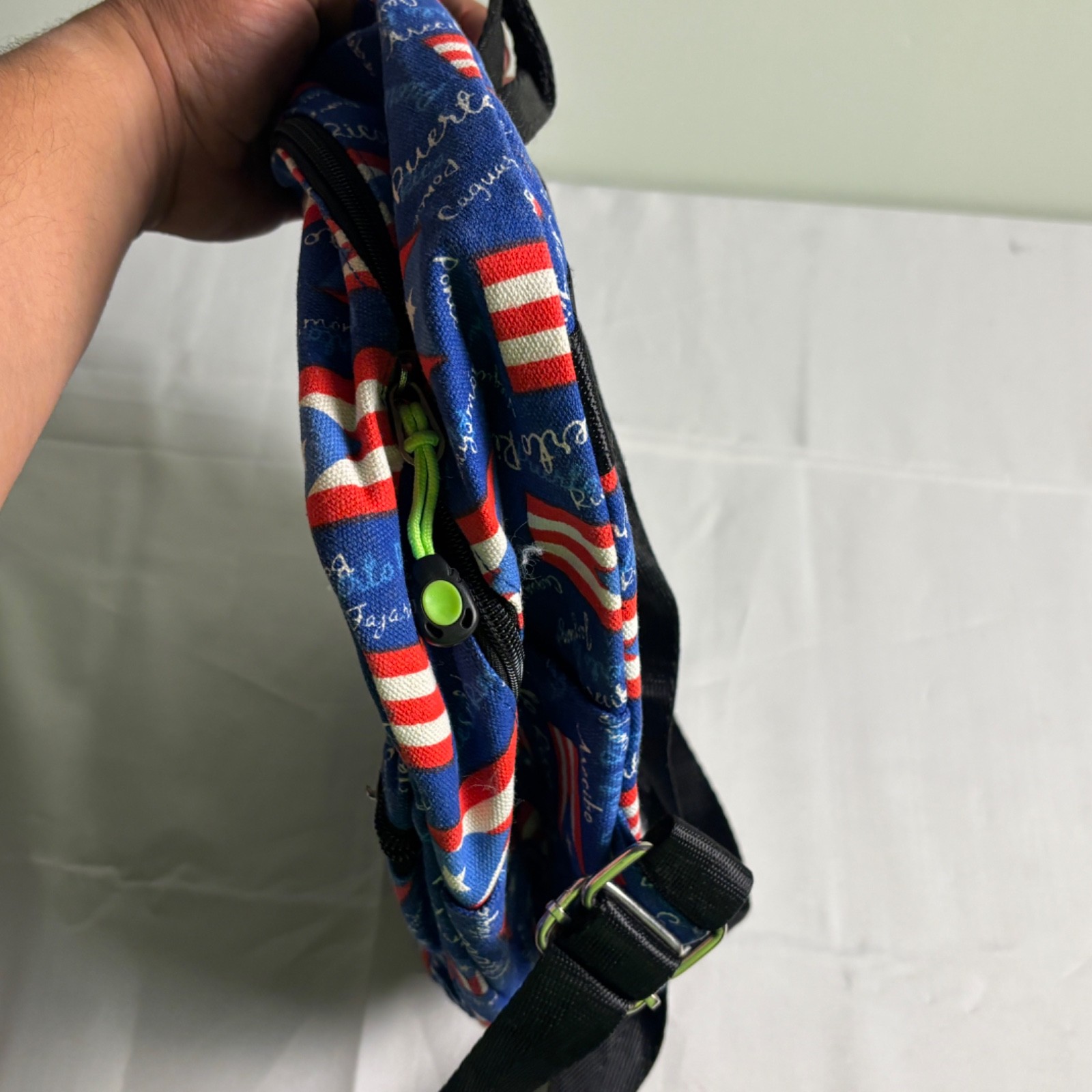 Puerto Rico Flag All Over Print Mini Backpack Souvenir Travel Bag Backpack