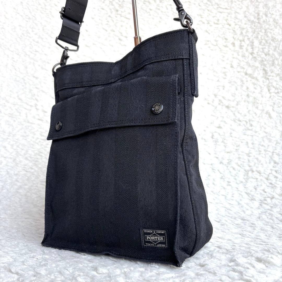 Porter 70Th Anniversary Shoulder Bag Tango Black Men Rare yoshida kaban Model Li