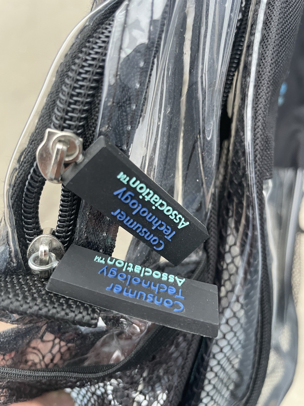 Official International CES Las Vegas Show Backpack Consumer Electronic Clear