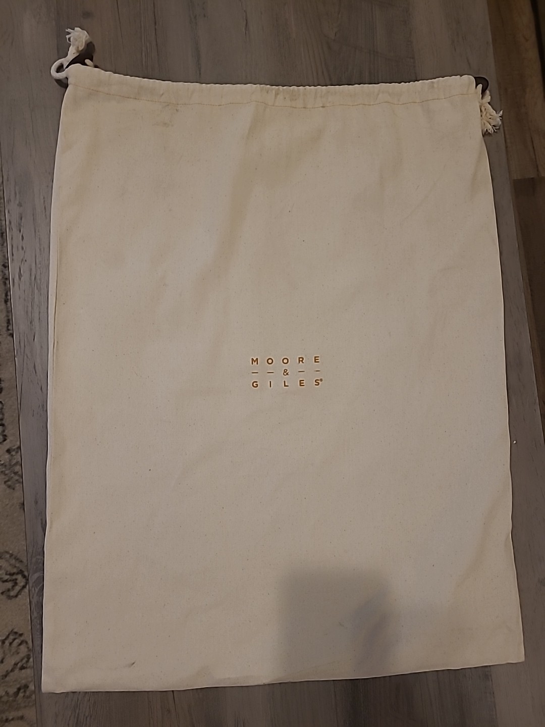 Moore & Giles Gravely Garment Bag Olive & Titan Milled Brown