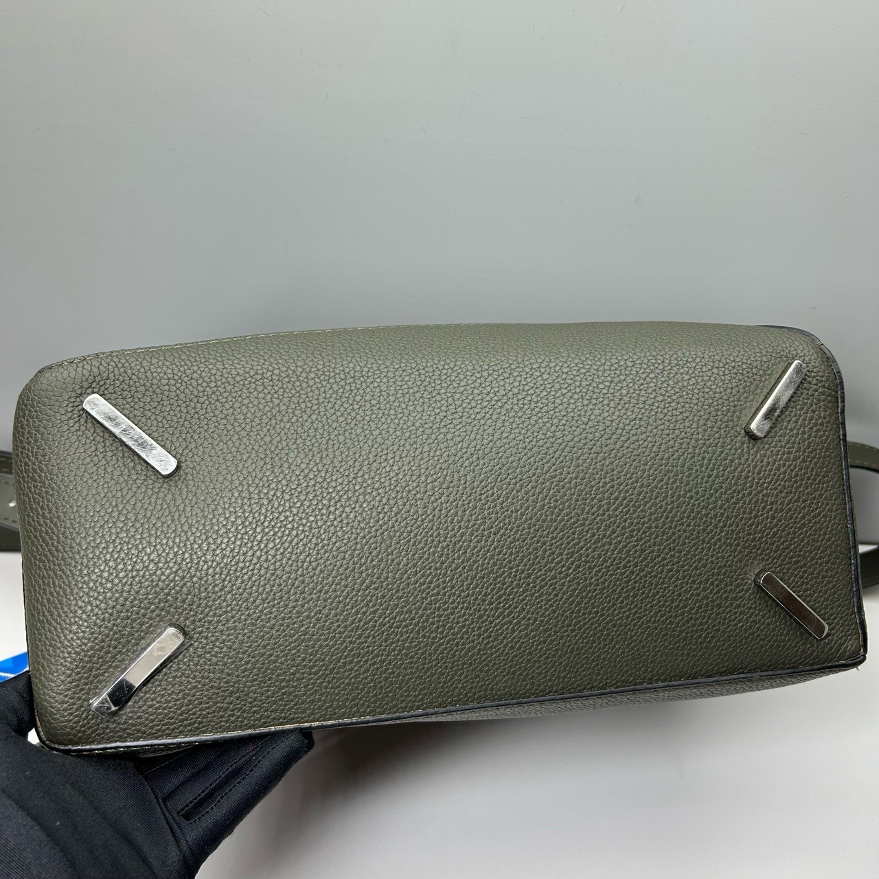Loewe Pre-Owned Authentic Puzzle Crossbody Handle Bag Leather 35x24x15cm