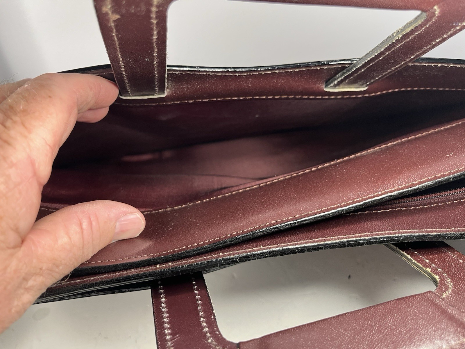Leather Zip Around Portfolio Notebook Case Skymaster