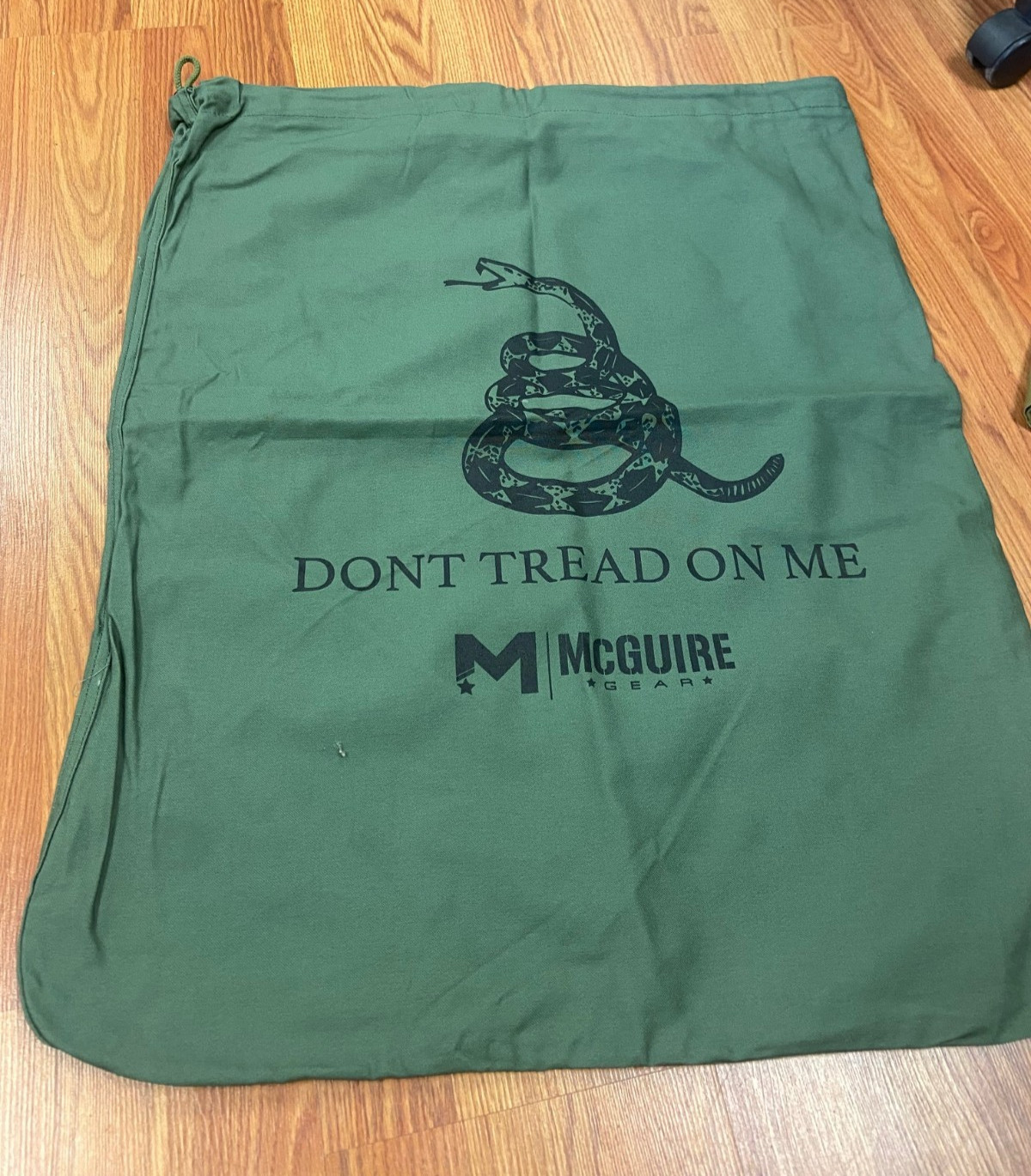 New 100% Cotton Barracks Laundry Bag “Don’t Tread On Me”