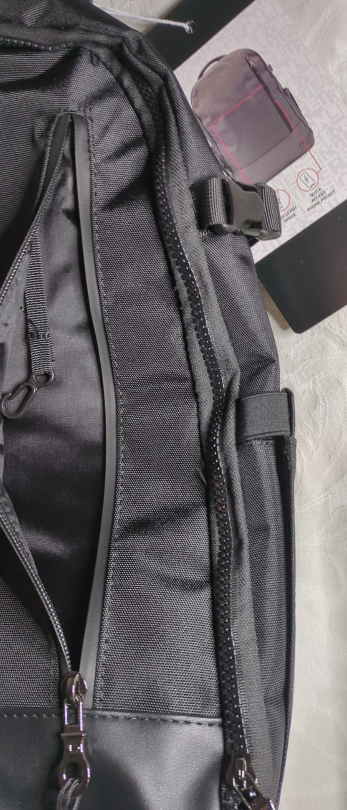 True Religion Commuter Backpack Dome Style Black Brand New with Tags TR105081