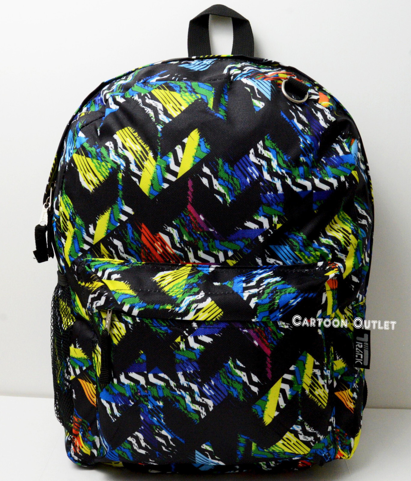 Backpack Retro 80’s Rock All Over Print Art 16″ Large Book Bag School Travel