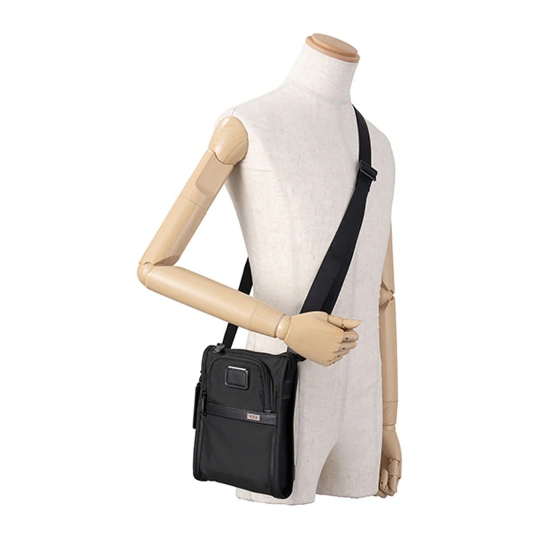 🎒 NEW TUMI Alpha 3 Pocket Bag Small Reflective Gray Crossbody Shoulder Travel