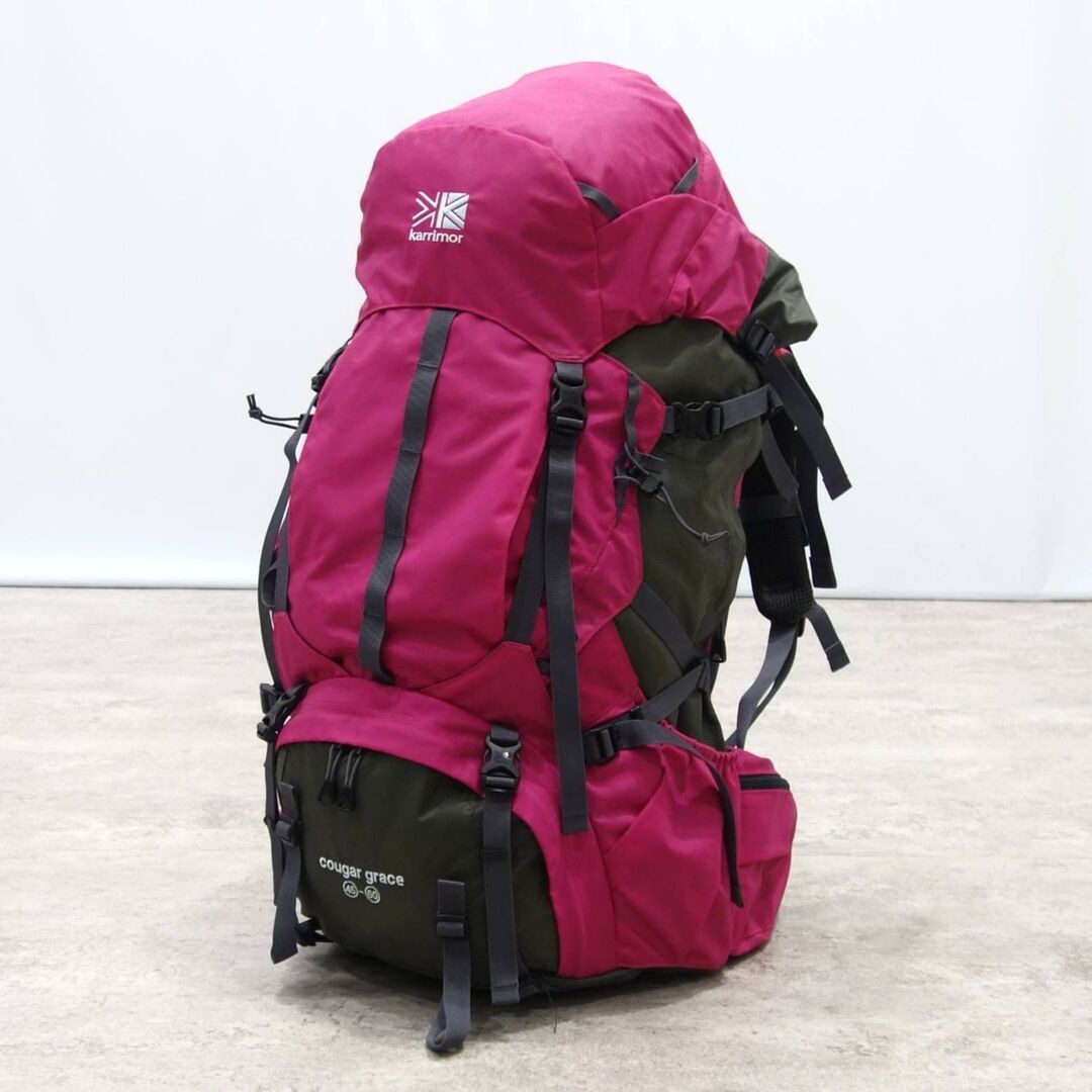 Karrimor Backpack Cougar 45-60l Large Mountaineering Vertical Ten Used MOLO-0