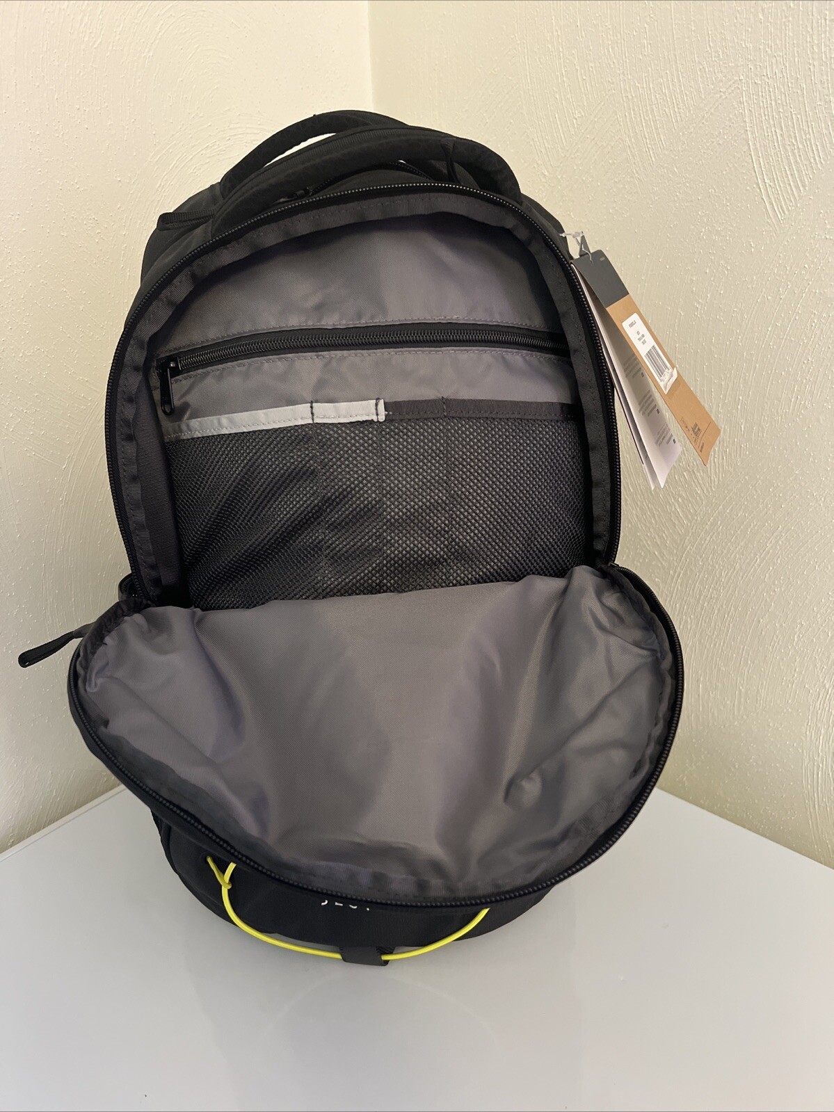 THE NORTH FACE JESTER SCHOOL BACKPACK TNF Black Heather/led Yellow Unisex OS