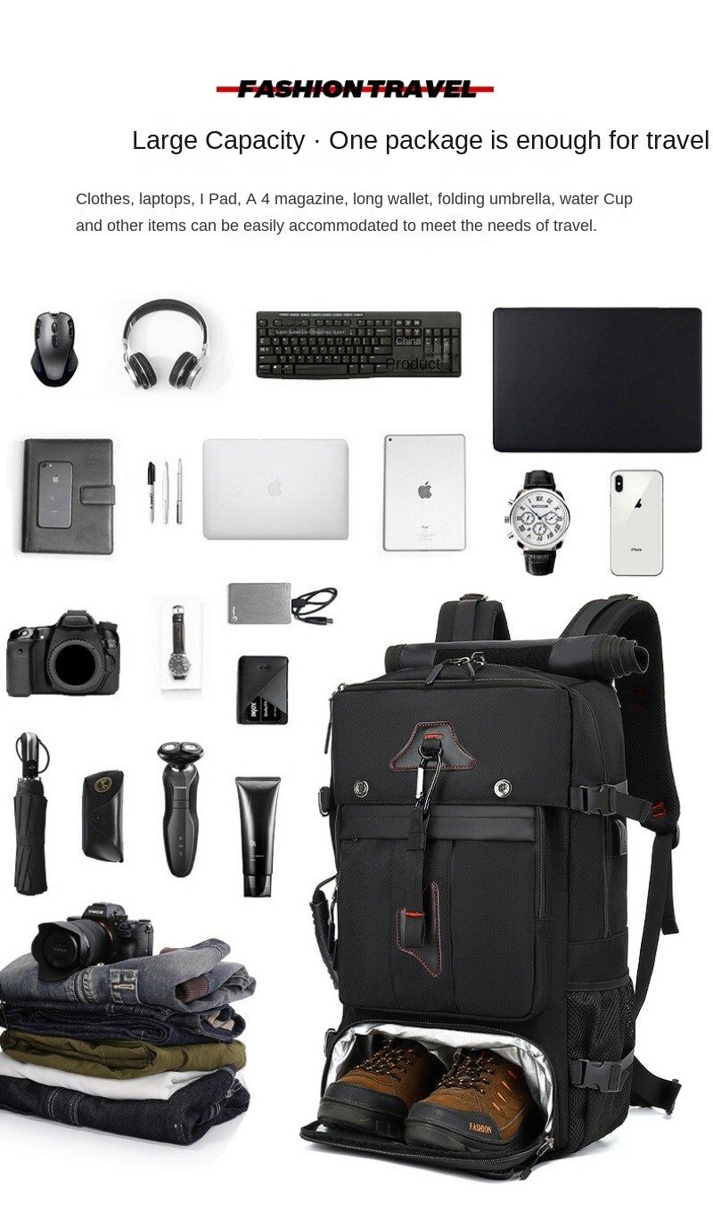 70L New Multi Functional Large Capacity Backpack Mountaineering Bag Travel Bag