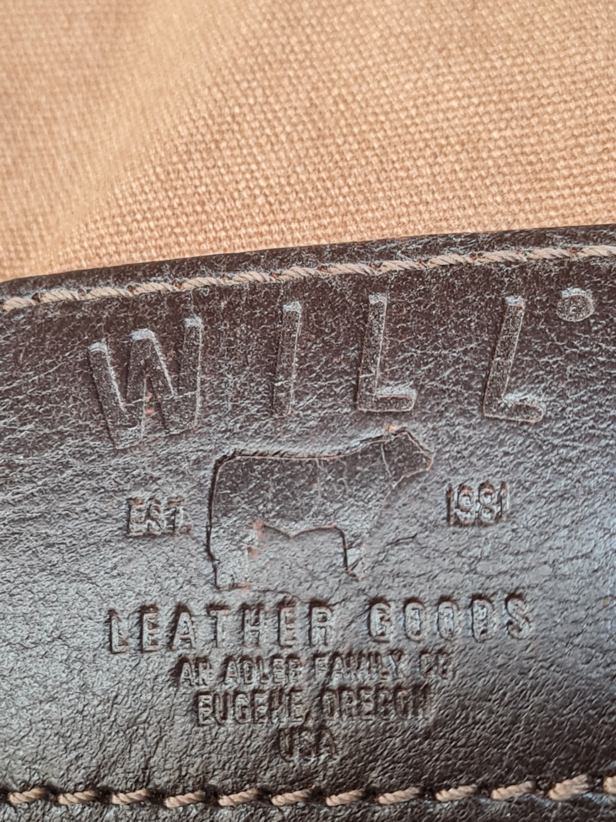 WILL leather goods Hipster Style backpack LEATHER And CANVAS