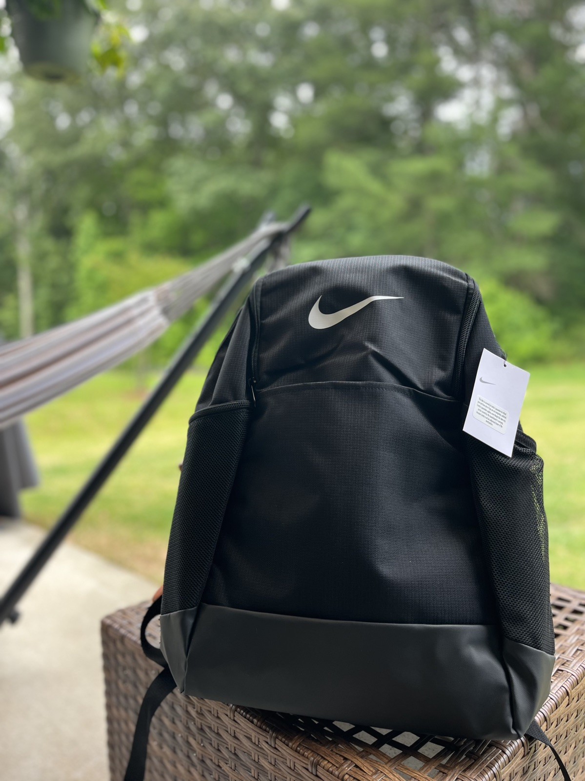 Nike Brasilia 9.5 Backpack Medium 24L Black/White DH7709-010