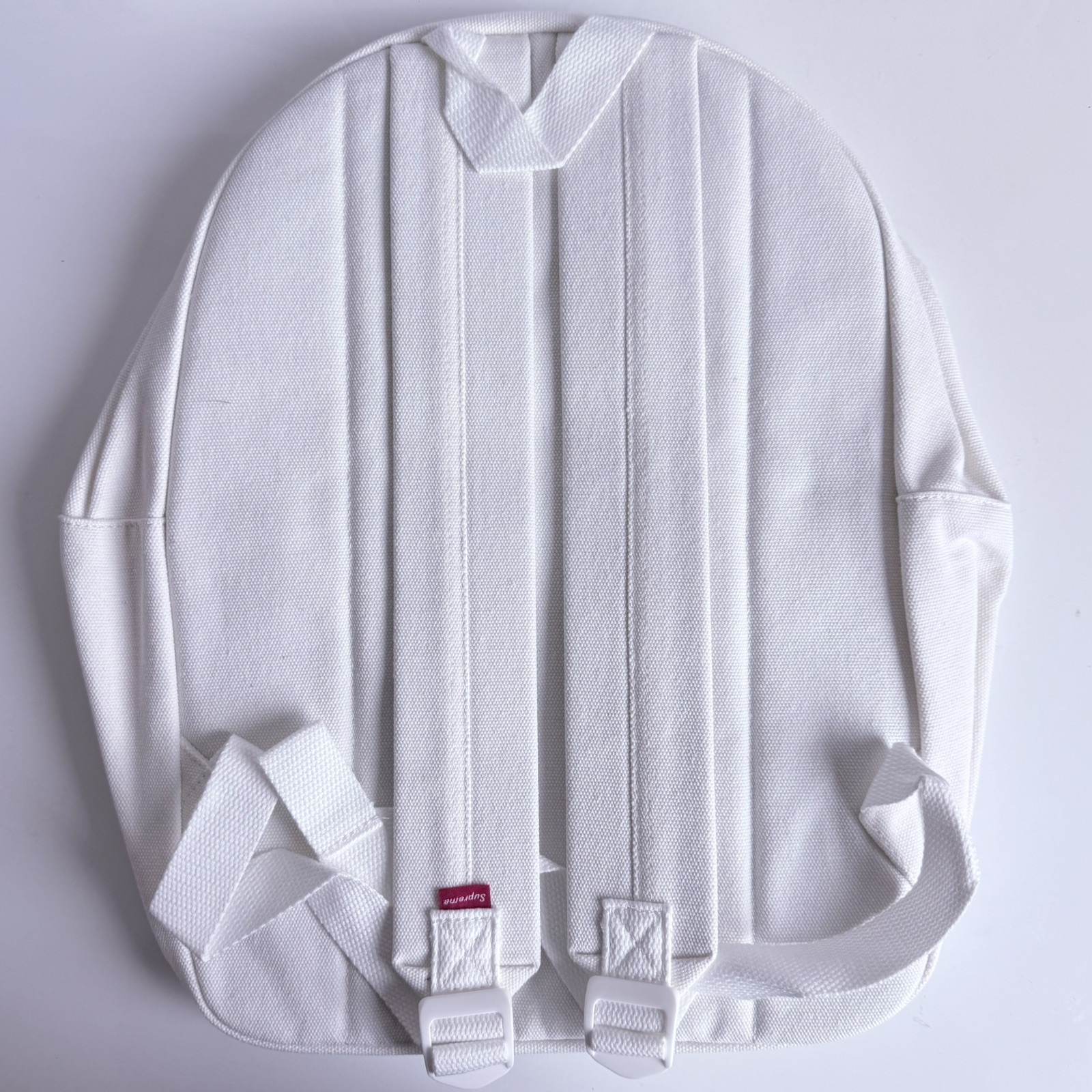 FW20 SUPREME CANVAS BACKPACK WHITE BOX LOGO NEW