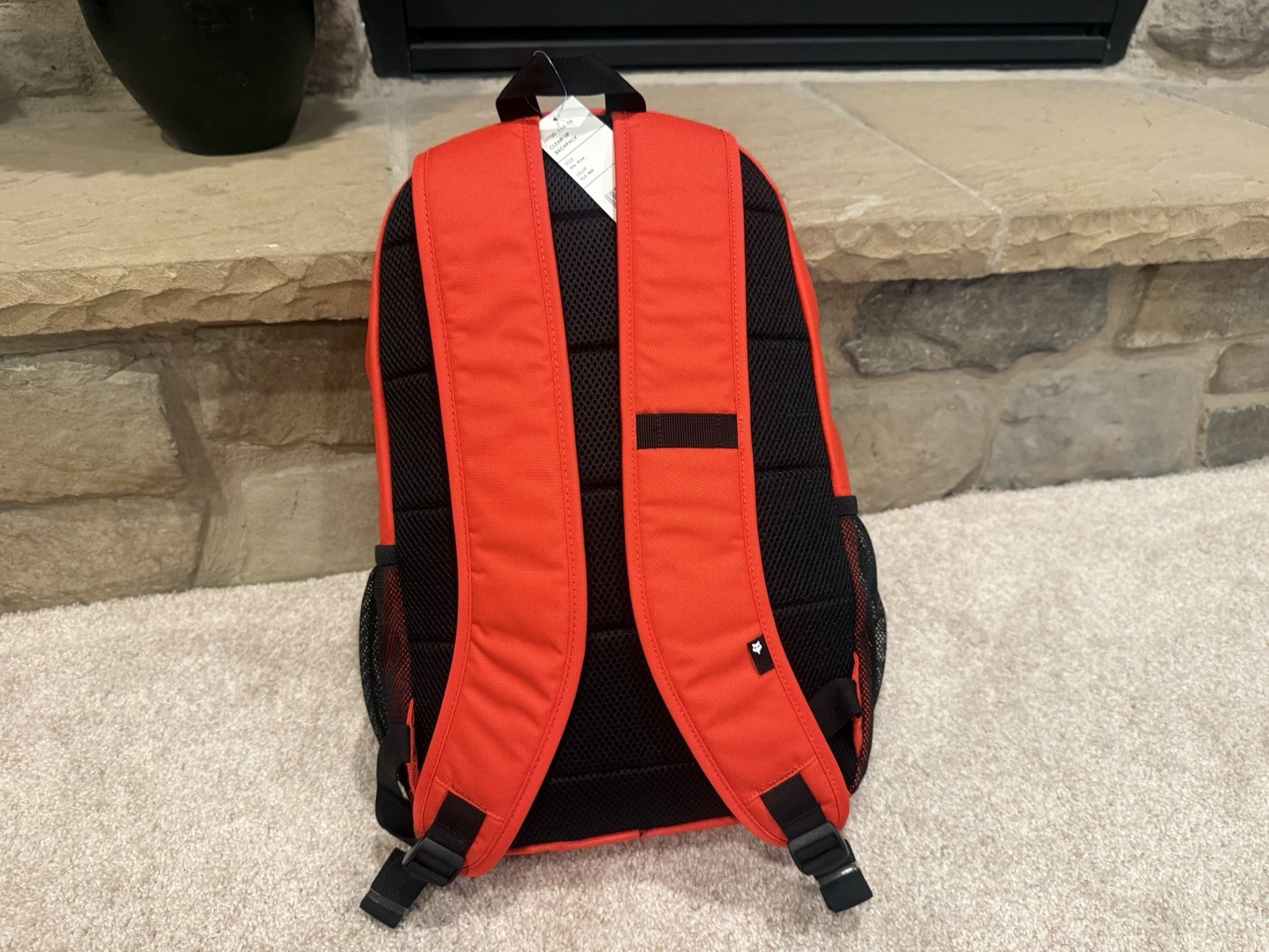 Fox Cleanup Backpack – Red w/ Internal laptop sleeve & side mesh pockets