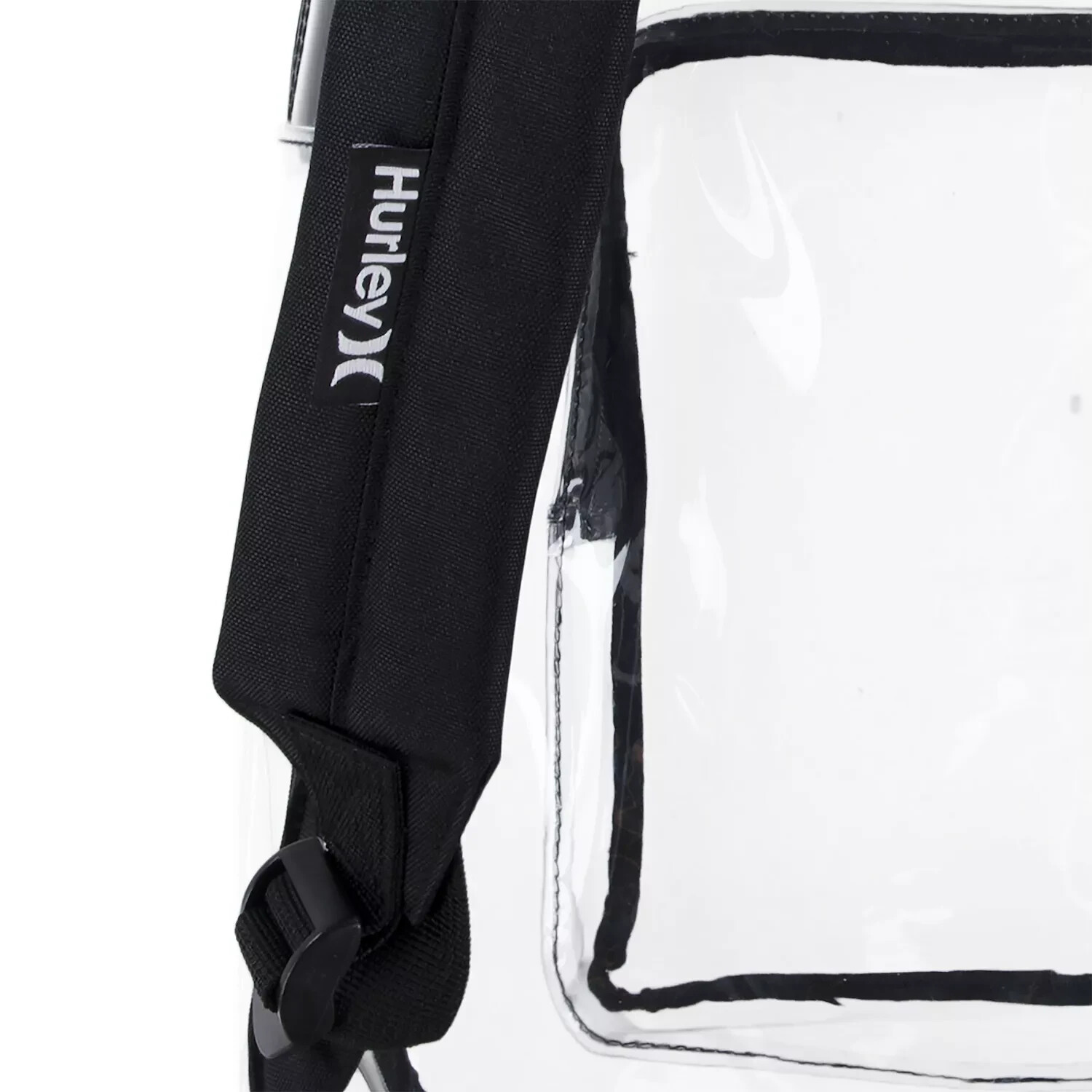 Hurley Aurora BLACK Transparent Daypack Unisex School Backpack 9A7369 NEW $55