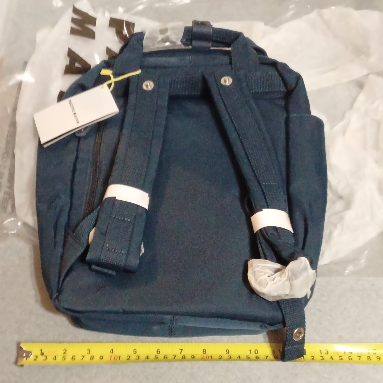 Pacific Mason Prussian Blue Backpack Medium Zip Solid w/ Pockets Casual Travel